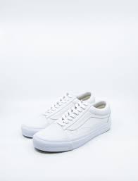 Built with an entirely leather upper, you're guaranteed premium comfort, style and durability. Opisni HrÄ'a Plus Vans Old Skool White White Leather Randysbrochuredelivery Com