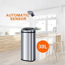 Limited time sale easy return. Sensor Rubbish Bin Dustbin Kitchen Office Sensor Rubbish Bins Trash Can 30l Australia Top Online Department Store