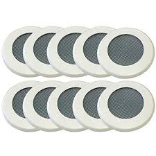 Made of strong aluminum so your light is sure to be secure for a long time. No Pest Recessed Light Cover Replacement Kit For Outdoor Ceiling Canned Lighting Fixtures Includes Mounting Ring Trim Plate And Screen Keep Out Insects Paintable Made In The Usa 10 Pack Wantitall