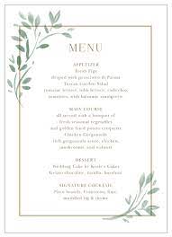 Maybe you would like to learn more about one of these? Wedding Menus Design Your Menu Instantly Online Basic Invite