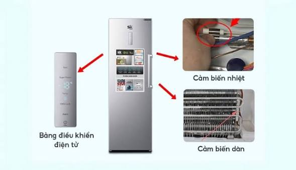 Nguyên nhân tủ lạnh LG nháy đèn 7 lần 