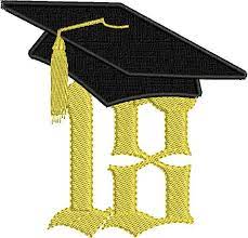 2018 Graduation Hat Cap Embroidery Design Graduation Applique Etsy Machine Embroidery Designs Embroidery Designs Commercial Embroidery