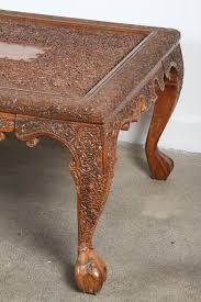 Discover a unique coffee table you'll love. Anglo Indian Hand Carved Coffee Table E Mosaik