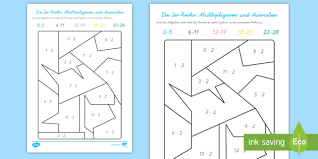 Check spelling or type a new query. Die 2er Reihe Multiplizieren Und Ausmalen Arbeitsblatt