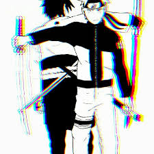 Naruto Sasuke Glitch Anime Glitch