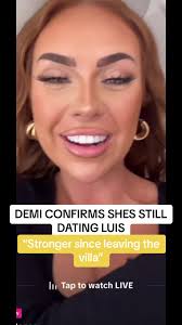 Demi says her & luis are stronger since leaving the love island villa  #loveislanduk #allstars #loveislandallstars #demi #demijones