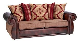 We Are Considering Recovering Our Leather Sofa Cushions With Fabric This Is Perfect Minus Th Cushions On Sofa Brown Leather Sofa Leather Sofa And Loveseat