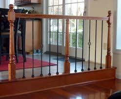 Railing Room Divider Family Room Remodel Half Wall Room Divider Wood Room Divider