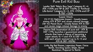 Lr Idea Kid Buu Dbzdokkanbattle