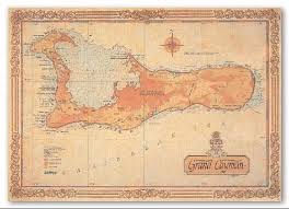 Vintage Map Grand Cayman Vintage World Maps Map