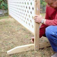 Create frames for each one, stain or paint them and glue the. Image Result For Freestanding Outdoor Privacy Screen Movable Privacy Fence Designs Privacy Screen Outdoor Diy Privacy Fence