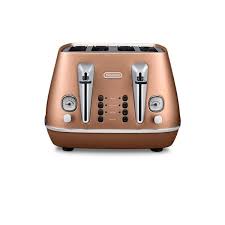 Delonghi Distinta 4 Slice Toaster Copper Cti4003cp Hirsch S Toaster Delonghi De Longhi