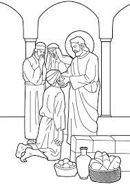 Free printable bible lesson for kids. Jesus Heals The Man Born Blind Bible Coloring Page Paginas Para Colorear De Biblia Artesanias De Historia De La Biblia Paginas Para Colorear