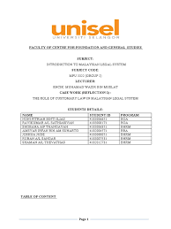This was a direct result of the colonisation of malaya, sarawak, and north borneo by britain between the early 19th century to 1960s. Report Customary Law Malaysia Wife