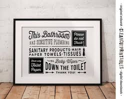 Products are tested at the procter & gamble. Bathroom Sign Sensitive Plumbing No Septic System Do Not Etsy Bathroom Signs Toilet Sign Bathroom Signs Printable