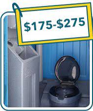 If you will need to keep the porta potty on site for an extended period of time, the price comes down significantly to $250 to $400 per month depending on how often the unit needs. Porta Potty Rental Cost Complete Guide Prices