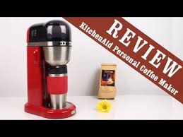 Life tastes better with coffee. Review Kitchenaid Personal Drip Coffee Maker Youtube