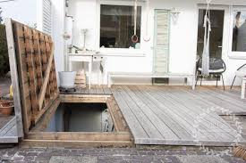Unsere Holzterrasse Holzterrasse Kleine Terrasse Und Falltur
