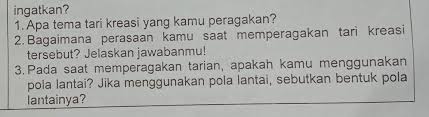 Tarian apa yang pernah kamu peragakan? Gerak Tari Kreasi Yaitu Tarian Yang Diciptakan Melalui Kreativitasgerakan Gerakan Ke Dalam Satu Brainly Co Id