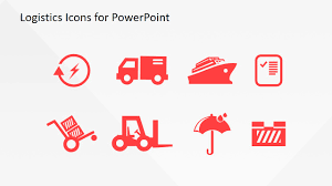 Logistics Icons For Powerpoint