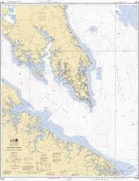 Potomac River Chesapeake Bay To Piney Point Marine Chart