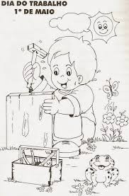 Desenhos para imprimir colorir e pintar do dia do trânsito. Desenhos Para Colorir Dia Trabalho 1 De Maio
