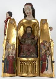 Madonna Szafkowa Z Klonowki W Wersji Otwartej Koniec Xiv Wieku Wysokosc 42 Cm Szerokosc Otwartej 32 Cm Ze Zbiorow Muzeum Diecezjalne Art Sacre Art Vierge