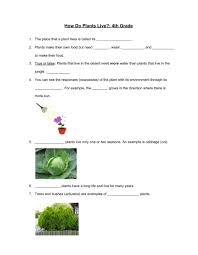 Jan 03, 2019 · plants make their own food by a process called photosynthesis. How Do Plants Live Worksheet