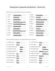 Match the term to the description prophase interphase telophase the sister chromatids are moving apart. Worksheet Naming Ionic Compounds And Hydrates Naming Ionic Compounds And Hydrates Write The Name For Each Of The Following Ionic Compounds 1 Caco3 Course Hero