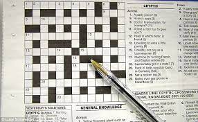 Keep your wits about you as you tackle each clue — they are word puzzles in and of themselves. I M A Dab Hand At Crosswords But It S Nothing To Do With Intelligence In Fact They Ve Made Me More Stupid Daily Mail Online
