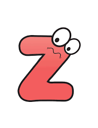 Free Printable Colorful Cartoon Letters: Cartoon Letter Z - Freebie Finding  Mom