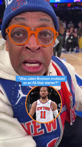 #SpikeLee has Brunson's back 😤 #nba #allstar #basketball #knicks #newyork