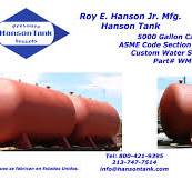 WM958B 5000 Gallon Water Storage Tank Cement Lined Asme ...