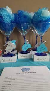 Baby Shower Game Prizes Loofah In A Martini Glass Set On Top Of A Travel Size Soap Bar Baby Shower Game Prizes Baby Shower Gifts Baby Shower Diy