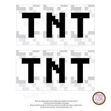 This unique character has a pixel body dominated by a range of green to white. Minecraft Tnt Licorice Wrappers Minecraft Tnt Minecraft Printables Minecraft