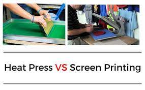 Heat Press Vs Screen Printing Screen Printing Heat Press Printing Solution