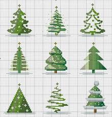 Christmas Trees Counted Cross Stitch Cross Stitch Tree