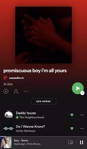 Promiscuous Boy I M All Yours Video My Music Playlist Upbeat Songs Playlist Names Ideas