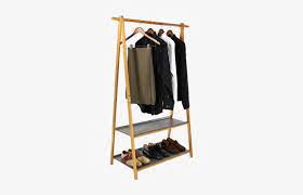 29 3 clip clothes peg budget. Bamboo Gray Kori 2 Shelf Garment Rack Clothes Hanger Rack Png Transparent Png 492x492 Free Download On Nicepng