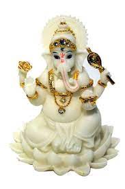 Ganesh Beautiful Statues Hindu Good Luck God Blessing White Ganesha Wall Stickers Home Decor Living Room Wall Designs Living Room Sofa Design