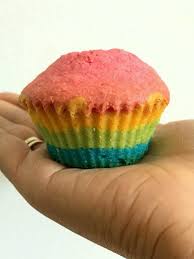 Bunte Regenbogen Cupcakes Selber Backen Cupcakes Backen Regenbogen Cupcakes