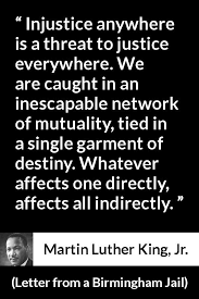 Martin Luther King Jr About Justice Letter From A Birmingham Jail 16 April 1963 Martin Luther King Jr Quotes Wise Words Quotes Jail Quote