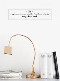 Licht Leder Lampe Mit Kupfer Und Naturleder Diy Deko Selber Machen Lampe Selber Bauen Deko Selber Machen