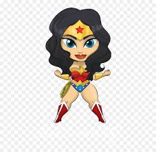 Wonder woman drawing caricature body png. Wonder Woman Chibi Png Transparent Png Vhv