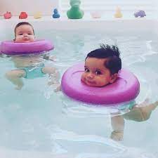 Baby neck floats first started gaining popularity a few years ago, and parents now regularly use them in bathtubs, pools, and even in baby spas. some manufacturers claim that getting children in. People Can T Handle How Cute These Baby Spa Photos Are Bored Panda
