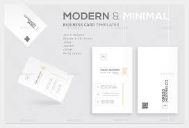 Modern business card psd template 50 Clean Minimal Business Card Template Designs Thehotskills