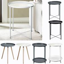 10 best ikea coffee tables of february 2021. 2 Ikea Ps Sandskar Tray Table Bedside End Sandskar Indoor Outdoor White Modern For Sale Ebay