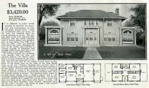 Aladdin Kit Home Plan Villa 1916 Mediterranean Style Vintage House Plans Kit Homes House Plans