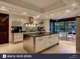 false ceiling in modern spanish kitchen