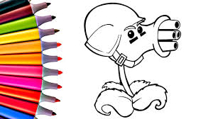 Scroll up this page ?> Pvz 2 Drawing Plants Vs Zombies Coloring Page Youtube